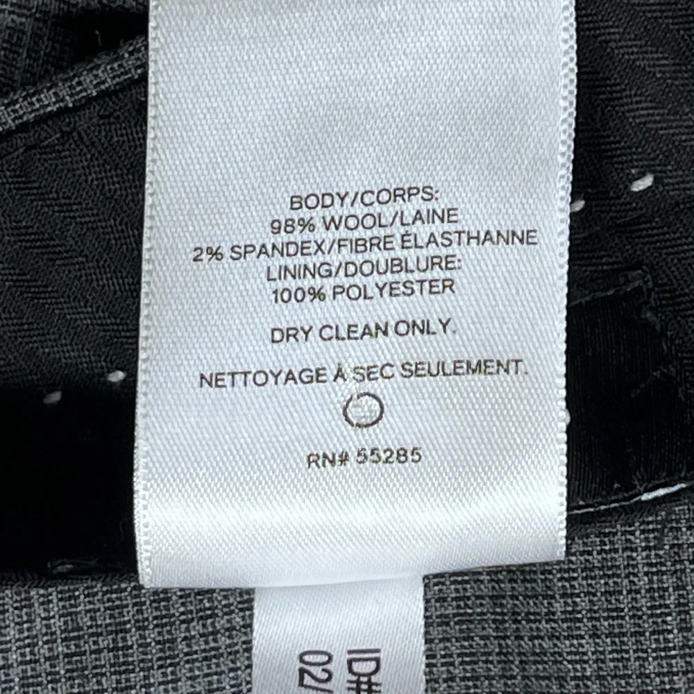 Express Men’s Gray Slim Fit Pants. Tag Size 34/30. 98% Wool